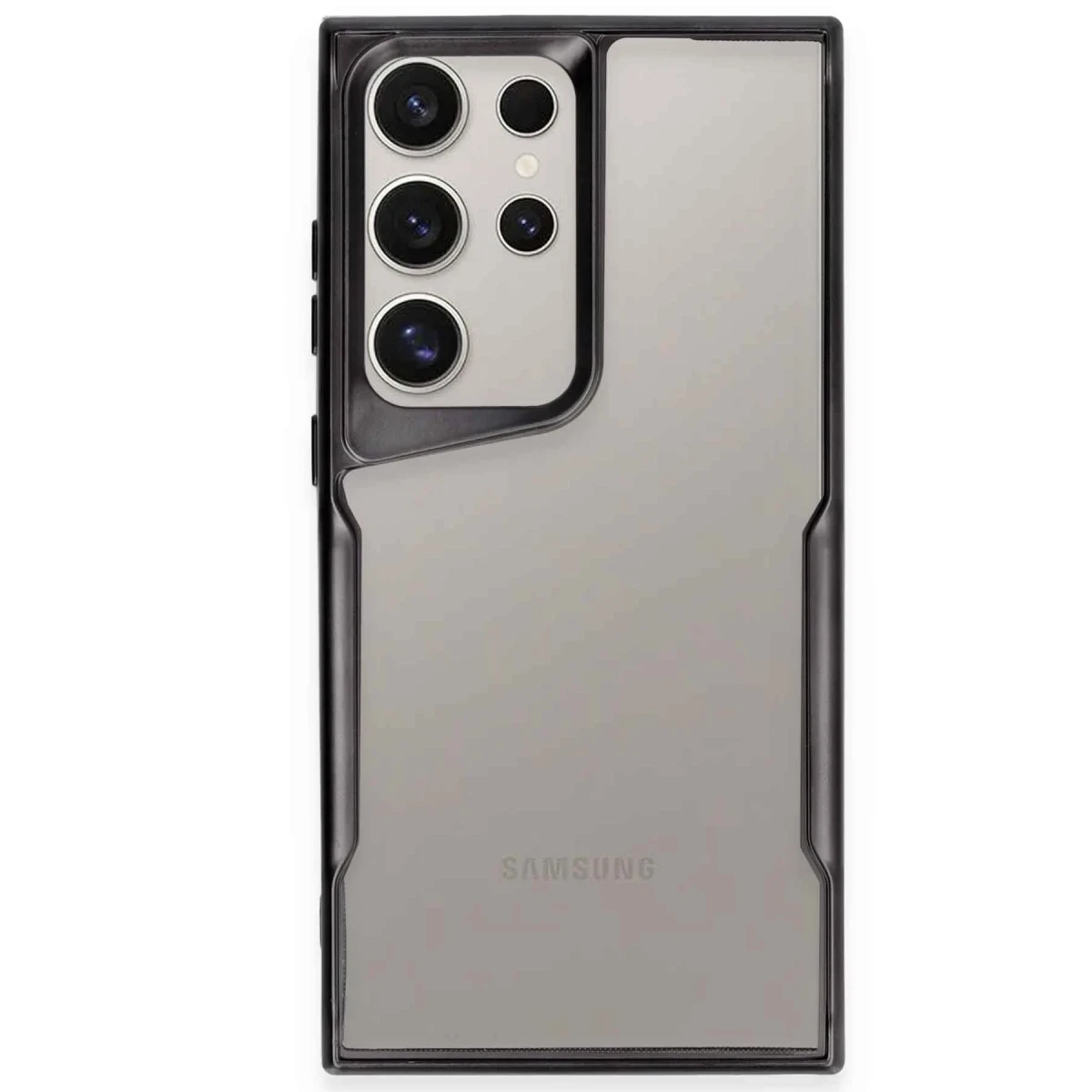 Samsung Galaxy S25 Ultra Kılıf Boyi Silikon Kapak - Siyah