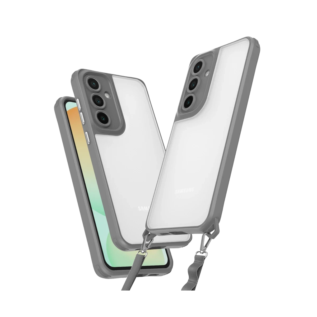 Samsung Galaxy A15 4G Kılıf Penta Silikon Kılıf - Titan Gri