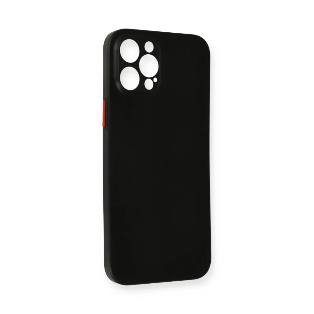 Apple iPhone 12 Pro Kılıf PP Ultra İnce Kapak - Siyah