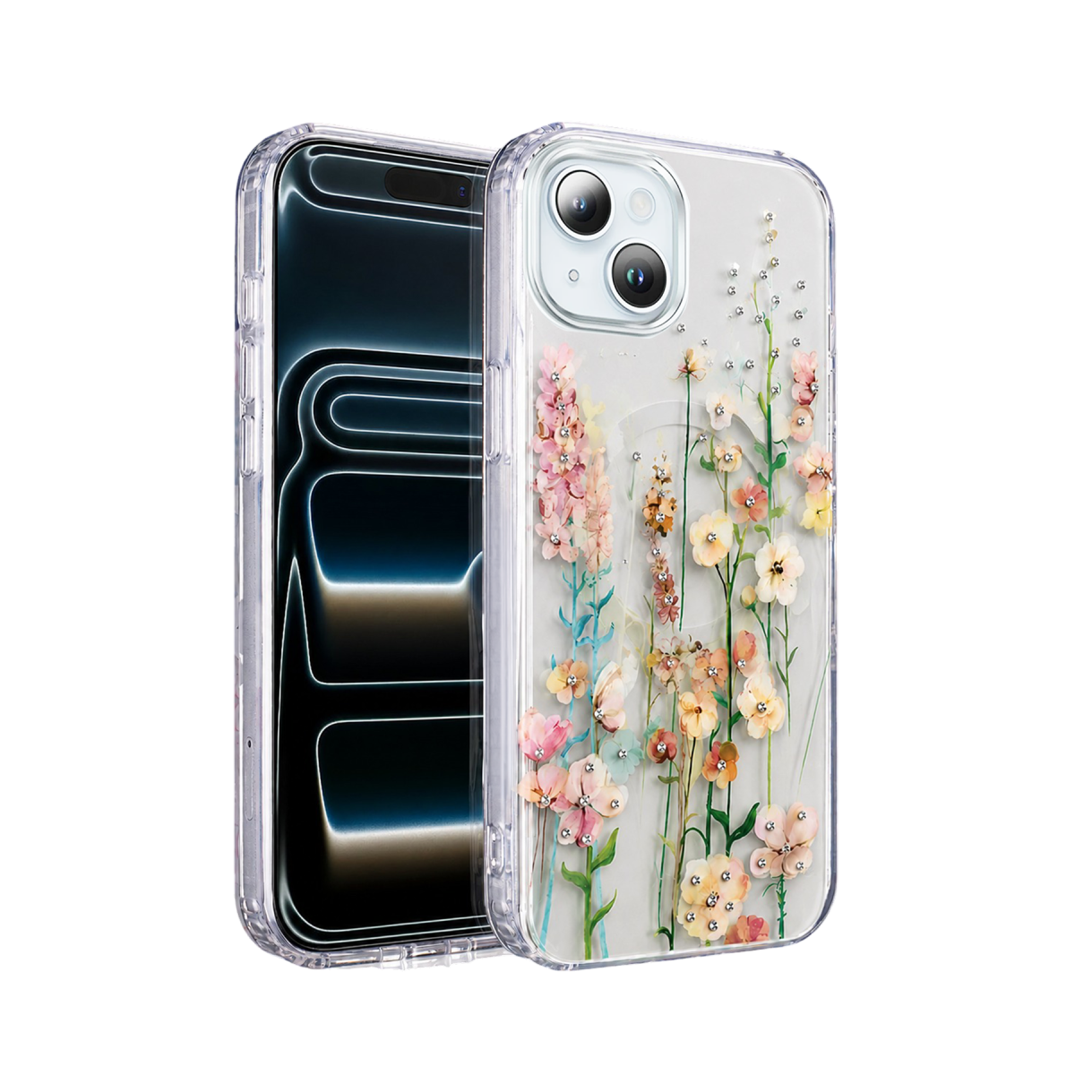 Onegif Apple iPhone 15 Desina Magsafe Kapak - Desen 1