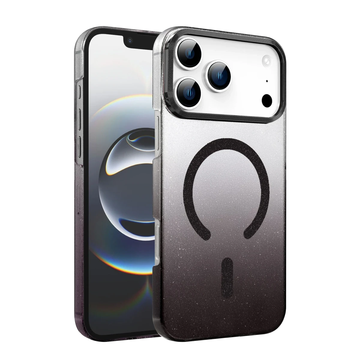 Apple iPhone 17 Pro Max Glossy Magsafe Kapak - Siyah