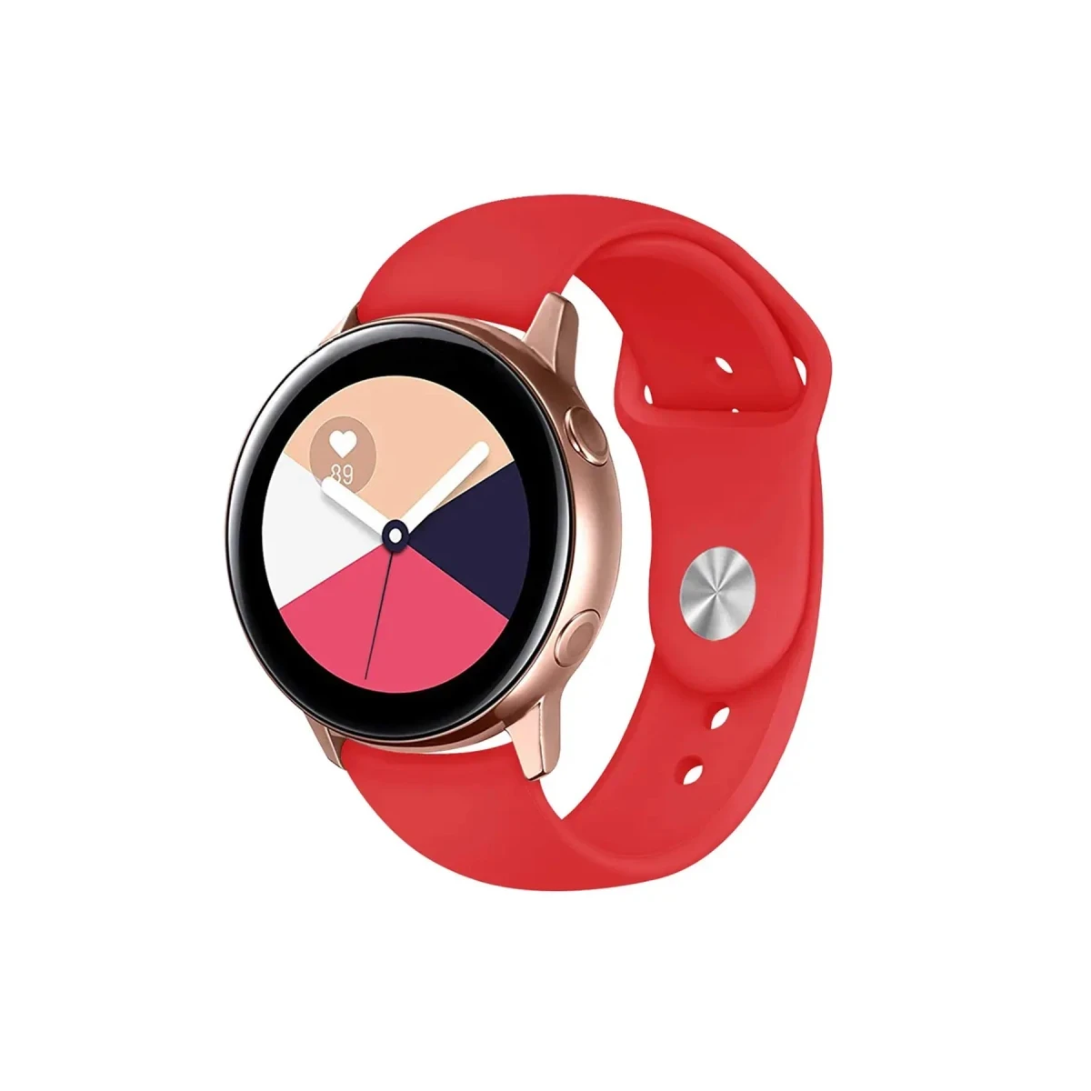 Watch 22mm Klasik Kordon - Kırmızı