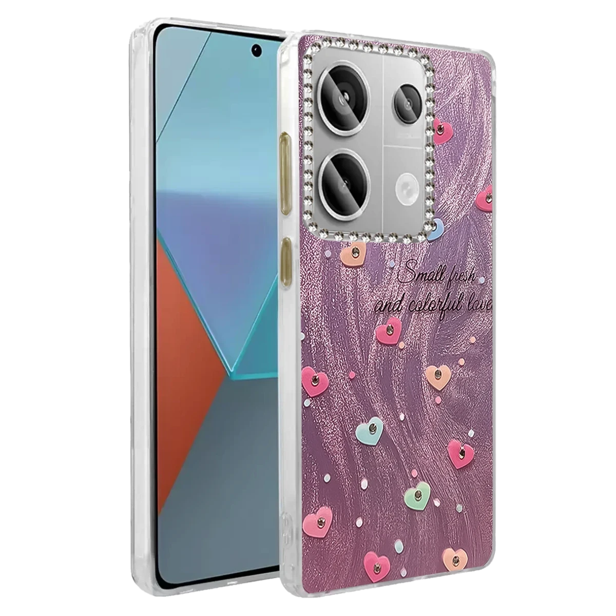 Xiaomi Redmi Note 13 Pro 4G Kılıf Blade Aynalı Desenli Kapak - Desen 8