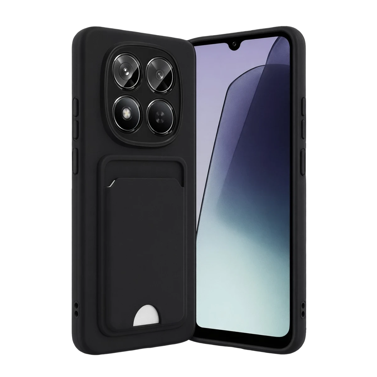 Xiaomi Redmi Note 15 4G Kelvin Kartvizitli Silikon - Siyah