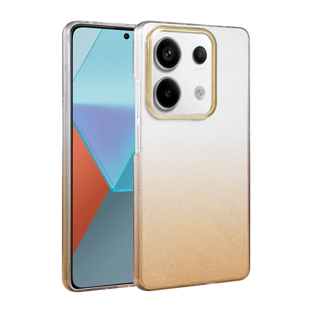 Xiaomi Redmi Note 13 Pro 4G Glossy Kapak - Çöl Titanyum