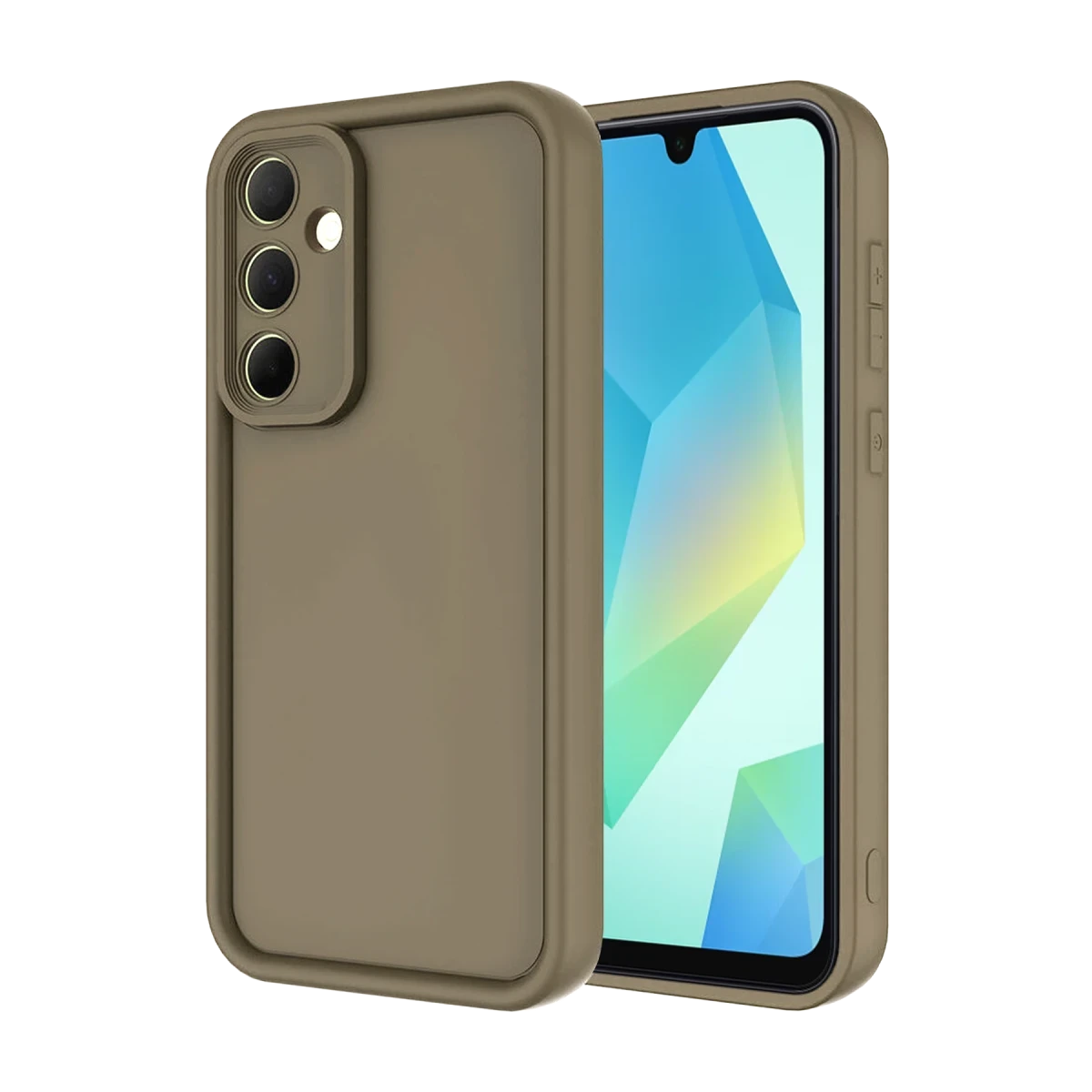 Samsung Galaxy A16 5G Kılıf Viera Silikon - Kahverengi