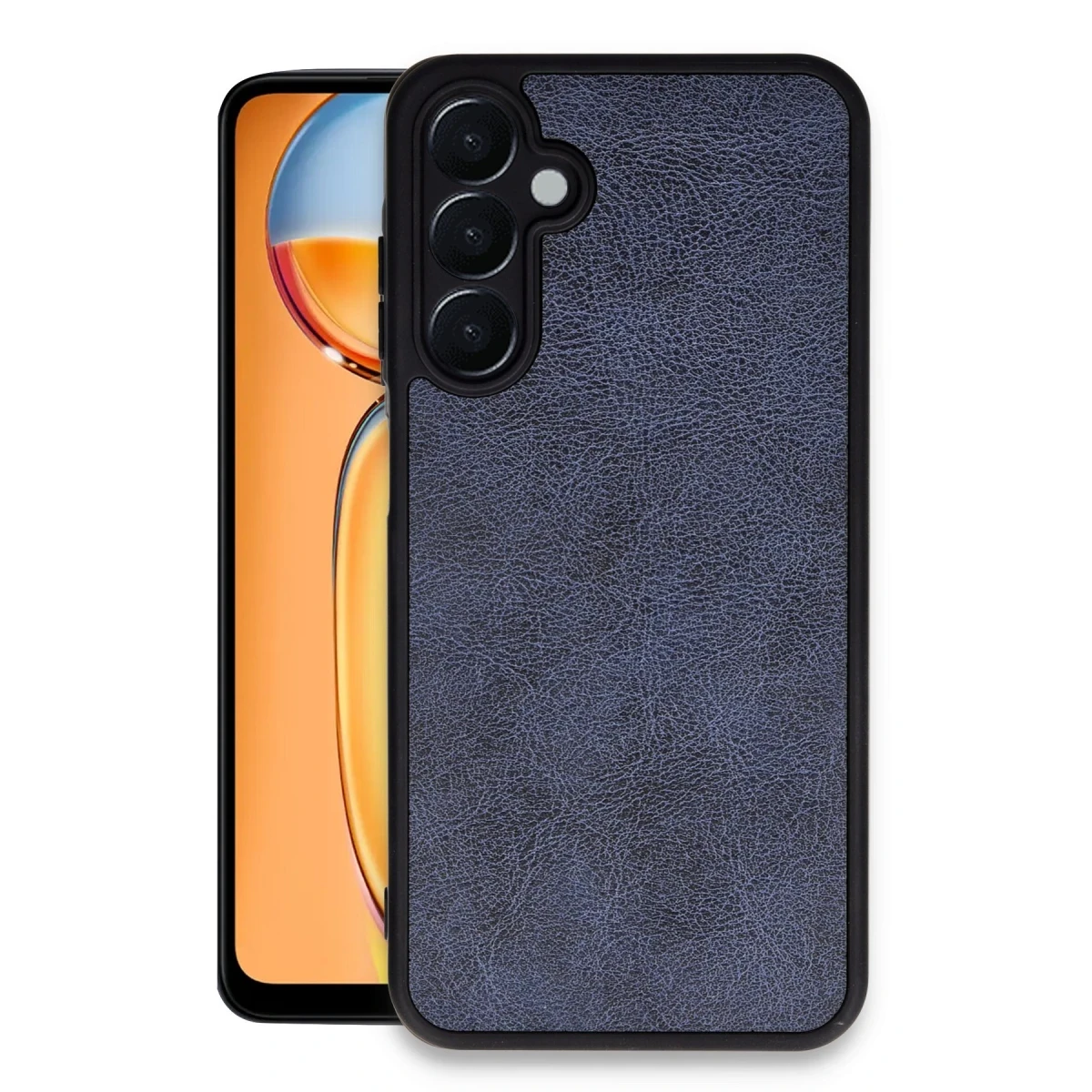 Samsung Galaxy A05S Kılıf Aras Deri Kapak - Lacivert