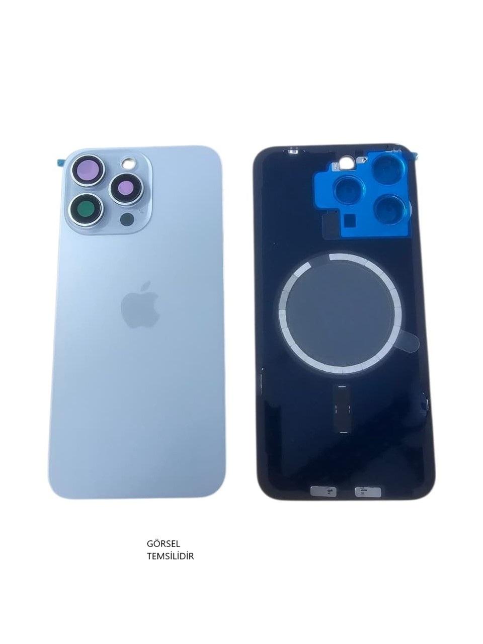iPhone 15 PRO MAX Arka Pil Kapağı FULL NFC li Lens