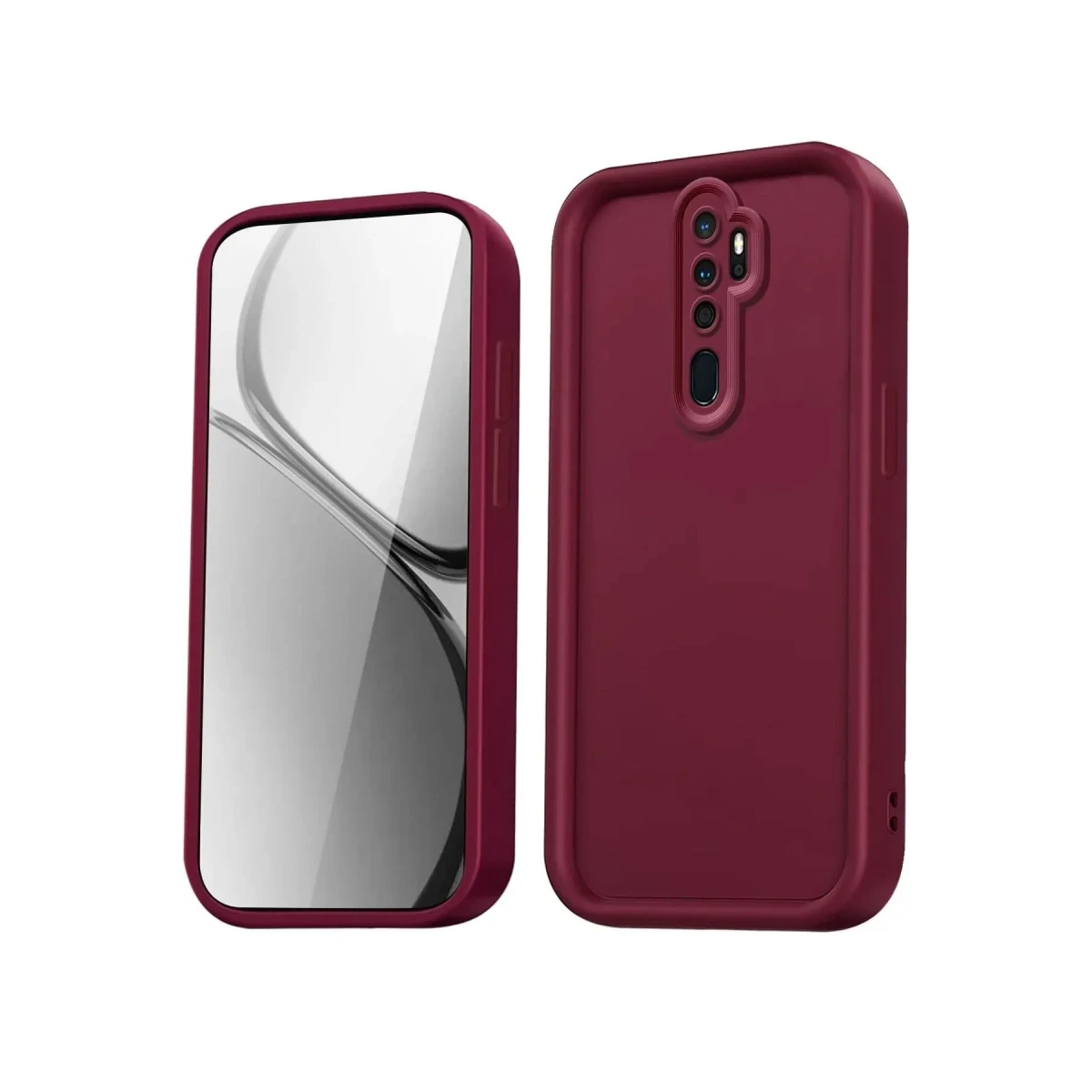 Xiaomi Redmi Note 8 Pro Kılıf Viera Silikon - Bordo