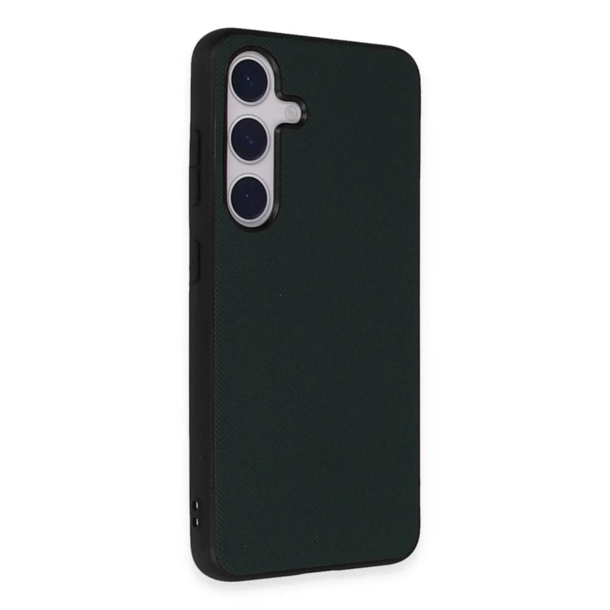 Samsung Galaxy S24 Kılıf Taft Kapak - Koyu Yeşil