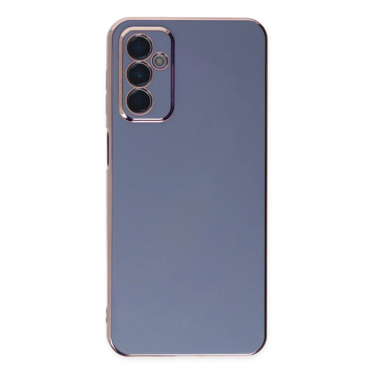 Samsung Galaxy M23 Kılıf Volet Silikon - Mavi