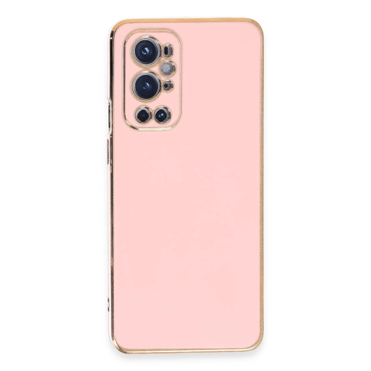 One Plus 9 Pro Kılıf Volet Silikon - Pembe