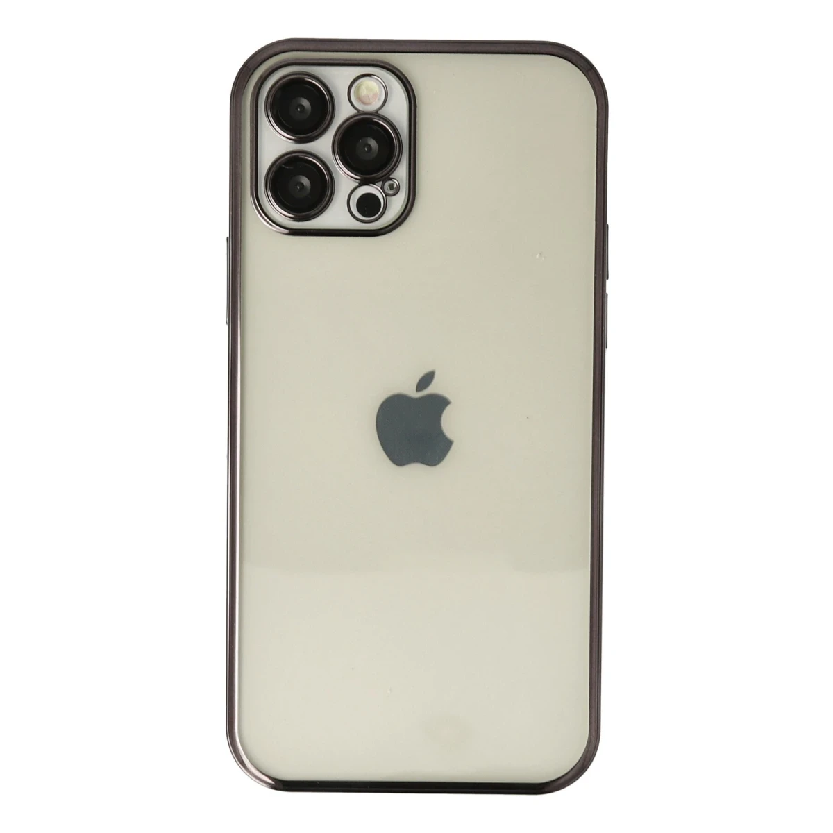 Apple iPhone 12 Pro Max Kılıf Razer Lensli Silikon - Siyah