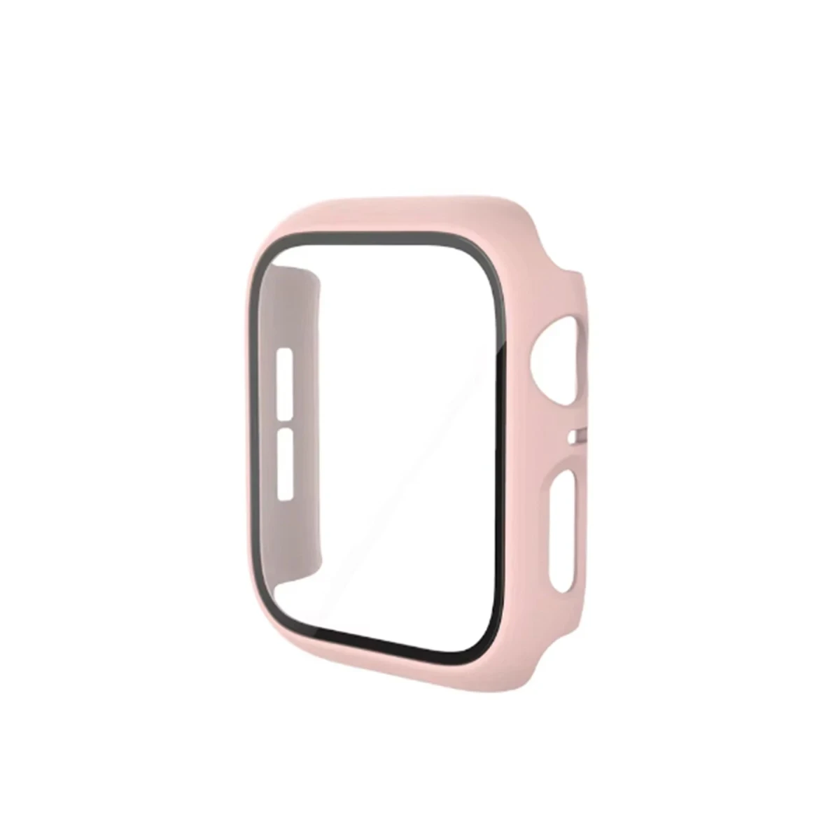 Apple Watch 42mm Camlı Kasa Ekran Koruyucu - Pembe