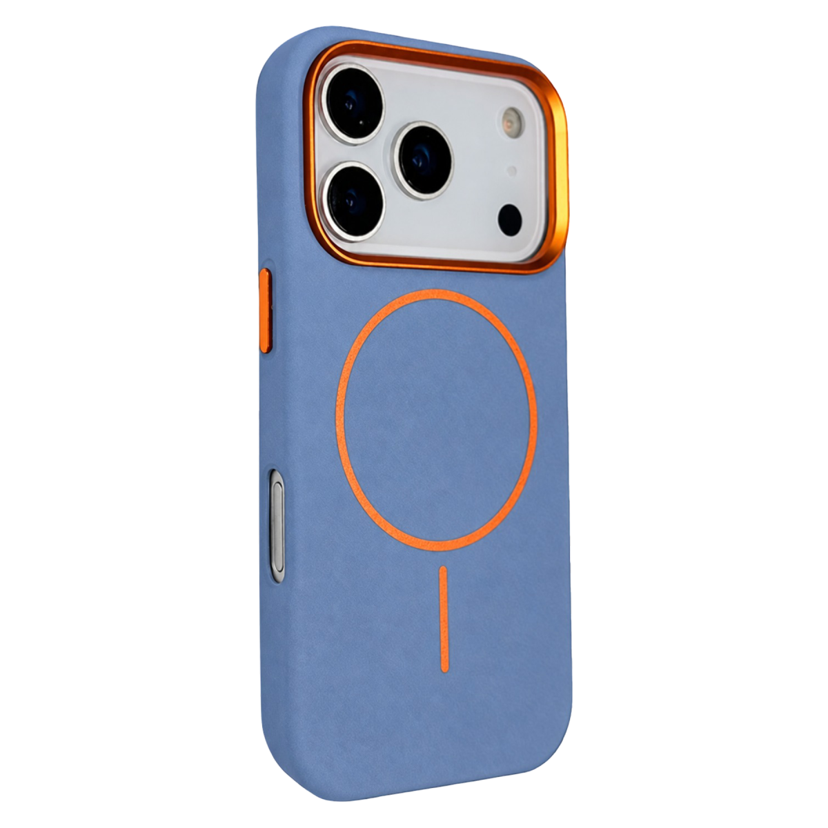 Joko Apple iPhone 18 Pro Luno Deri Magsafe Kapak - Sierra Blue