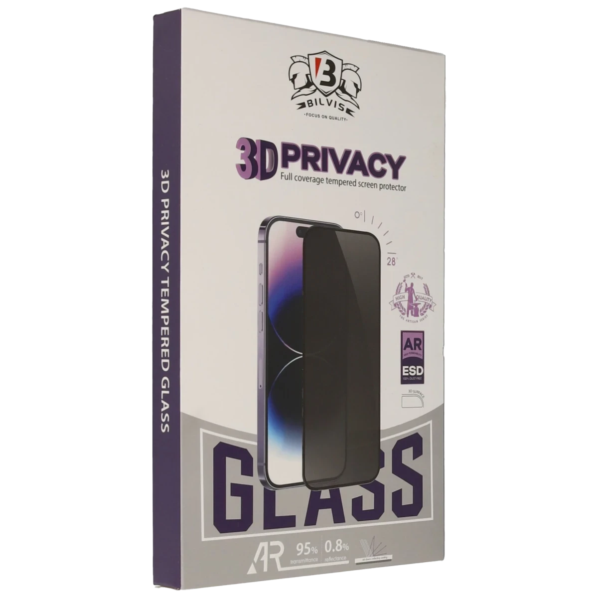 Samsung Galaxy S25 Edge Bilvis 3D Hayalet Cam Ekran Koruyucu