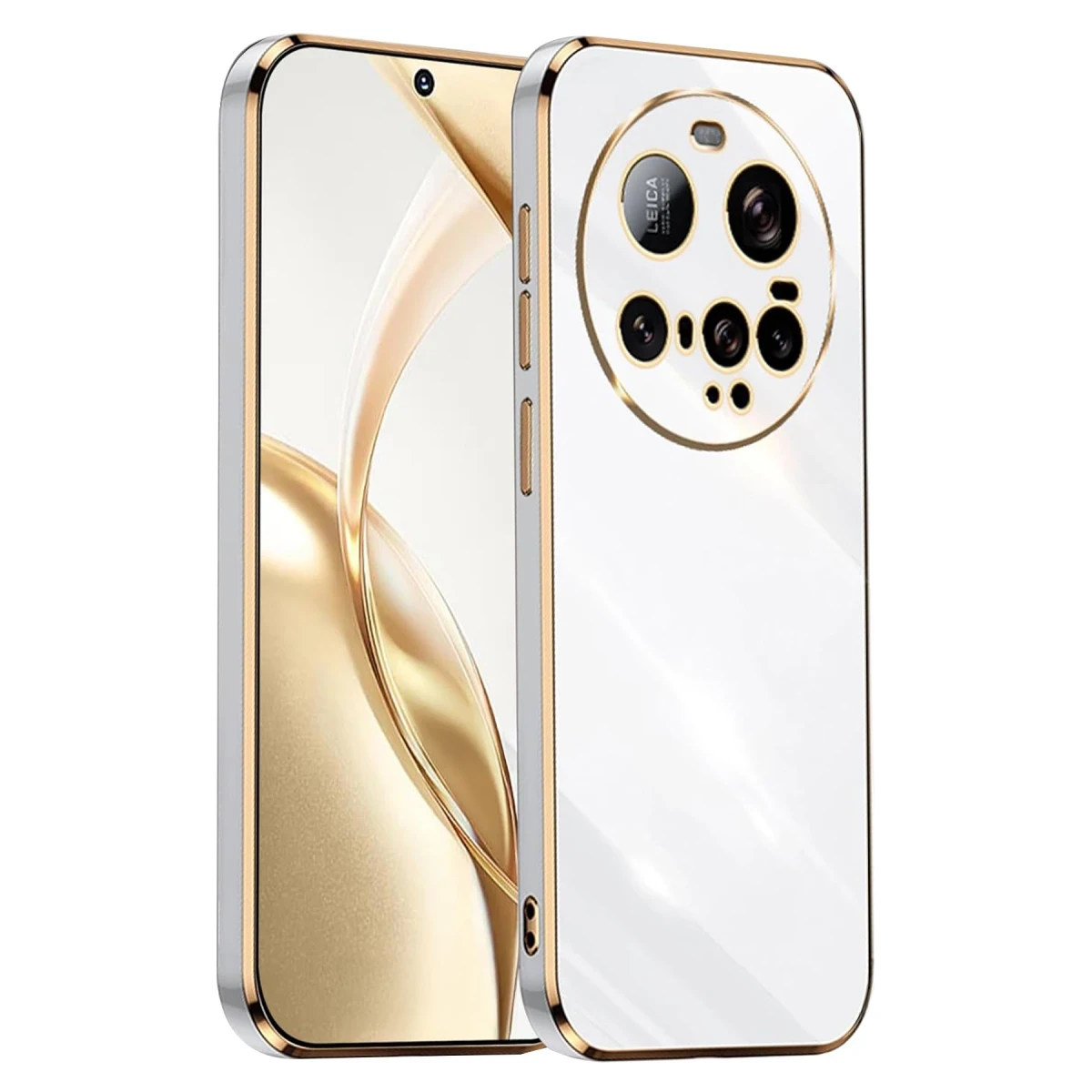 Xiaomi Mi 15 Ultra Kılıf Volet Silikon - Beyaz