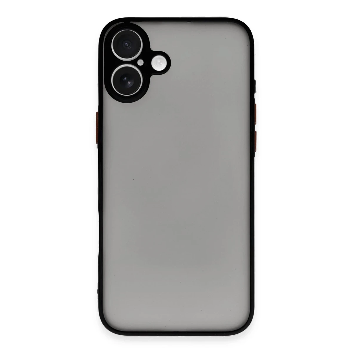 Apple iPhone 16 Kılıf Montreal Silikon Kapak - Siyah