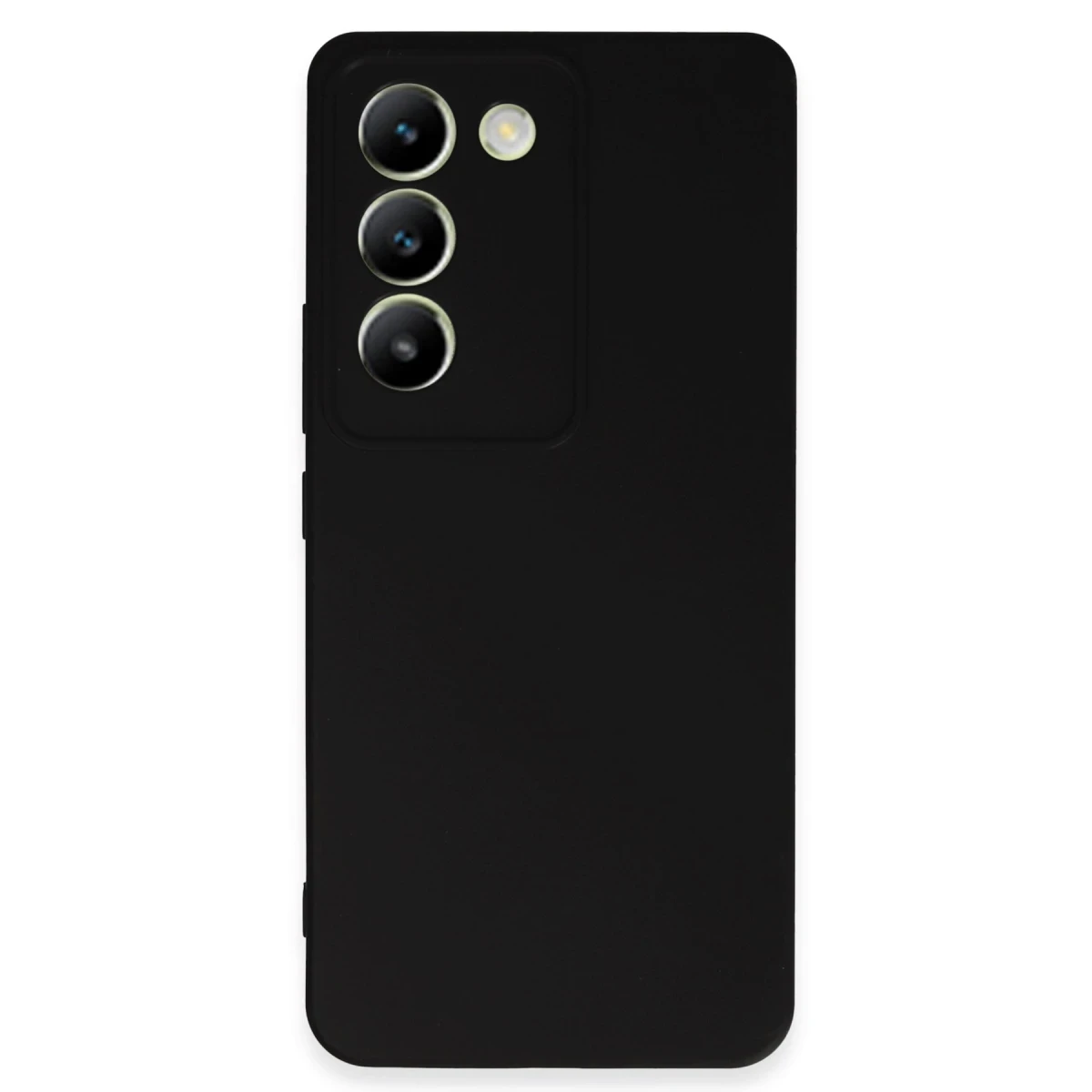 Vivo V30 Lite 4G Kılıf First Silikon - Siyah