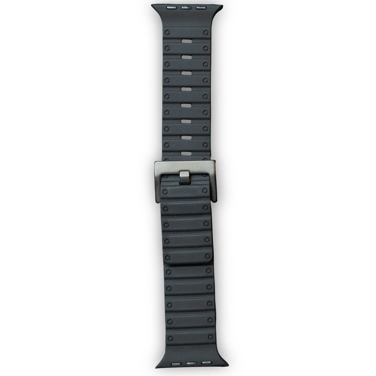 Apple Watch 42mm Magnus Mıknatıslı Silikon Kordon - Siyah