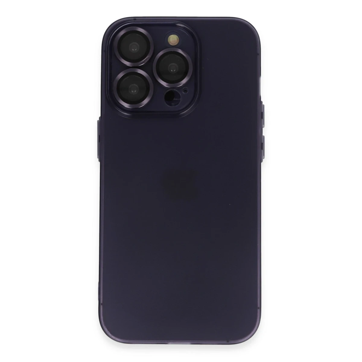 Apple iPhone 14 Pro Max Kılıf Luko Lens Silikon - Siyah