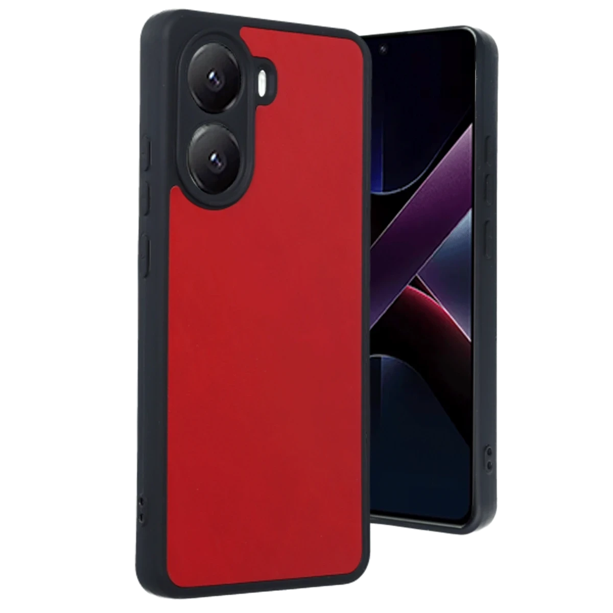 Xiaomi Poco X7 Pro Kılıf Aras Deri Kapak - Kırmızı