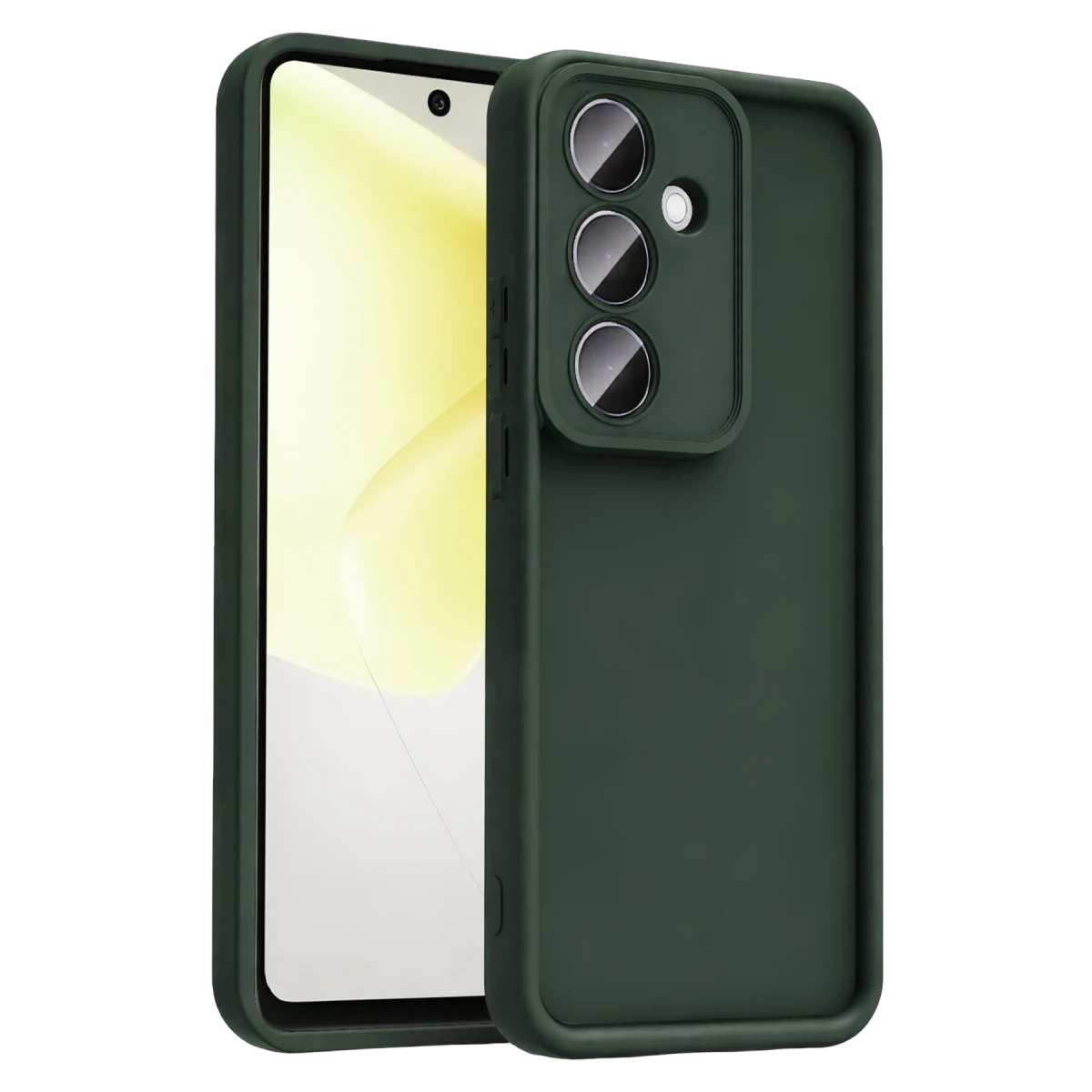 Samsung Galaxy A57 5G Viera Silikon - Koyu Yeşil