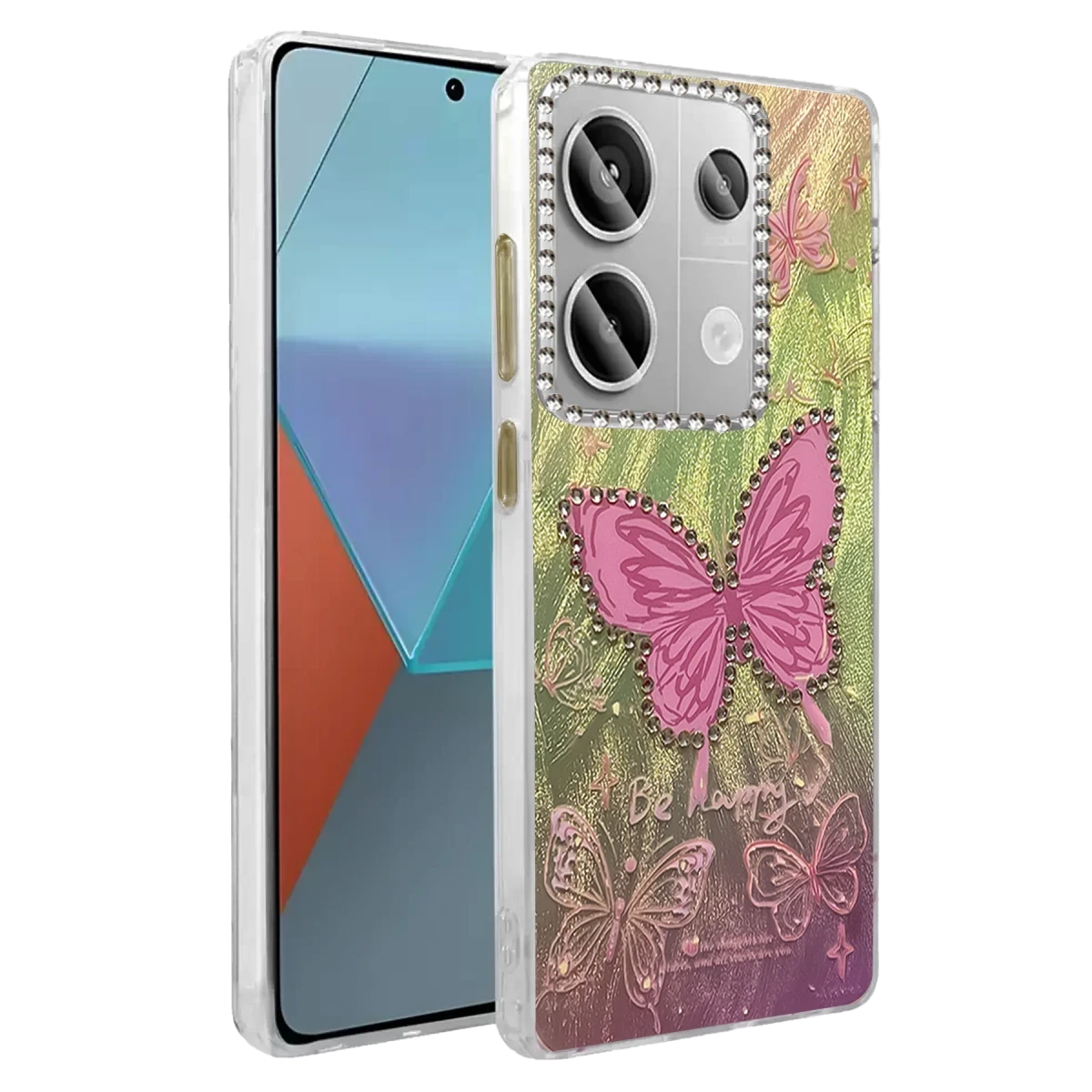 Xiaomi Redmi Note 13 Pro 4G Kılıf Blade Aynalı Desenli Kapak - Desen 5
