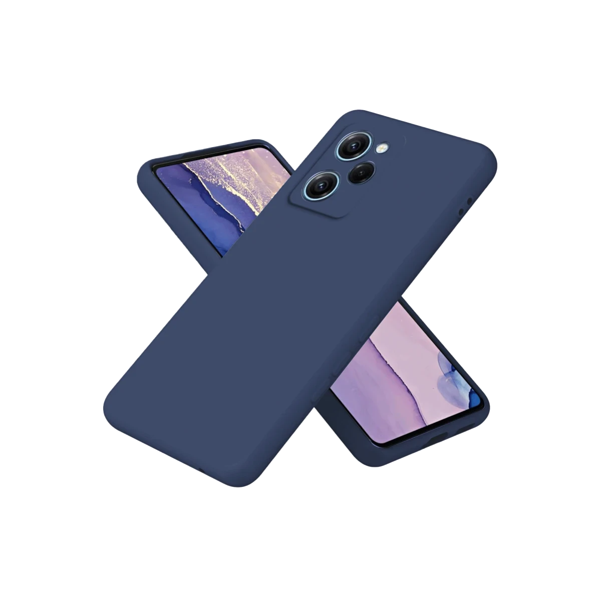 Xiaomi Poco X5 Pro 5G Nano içi Kadife Silikon - Lacivert