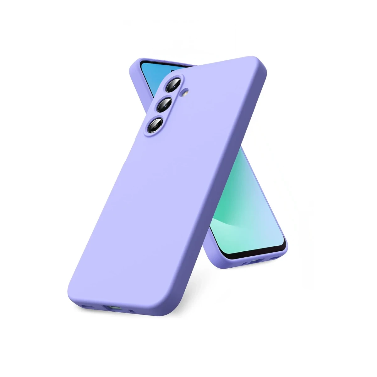 Samsung Galaxy A17 5G Nano içi Kadife Silikon - Lila
