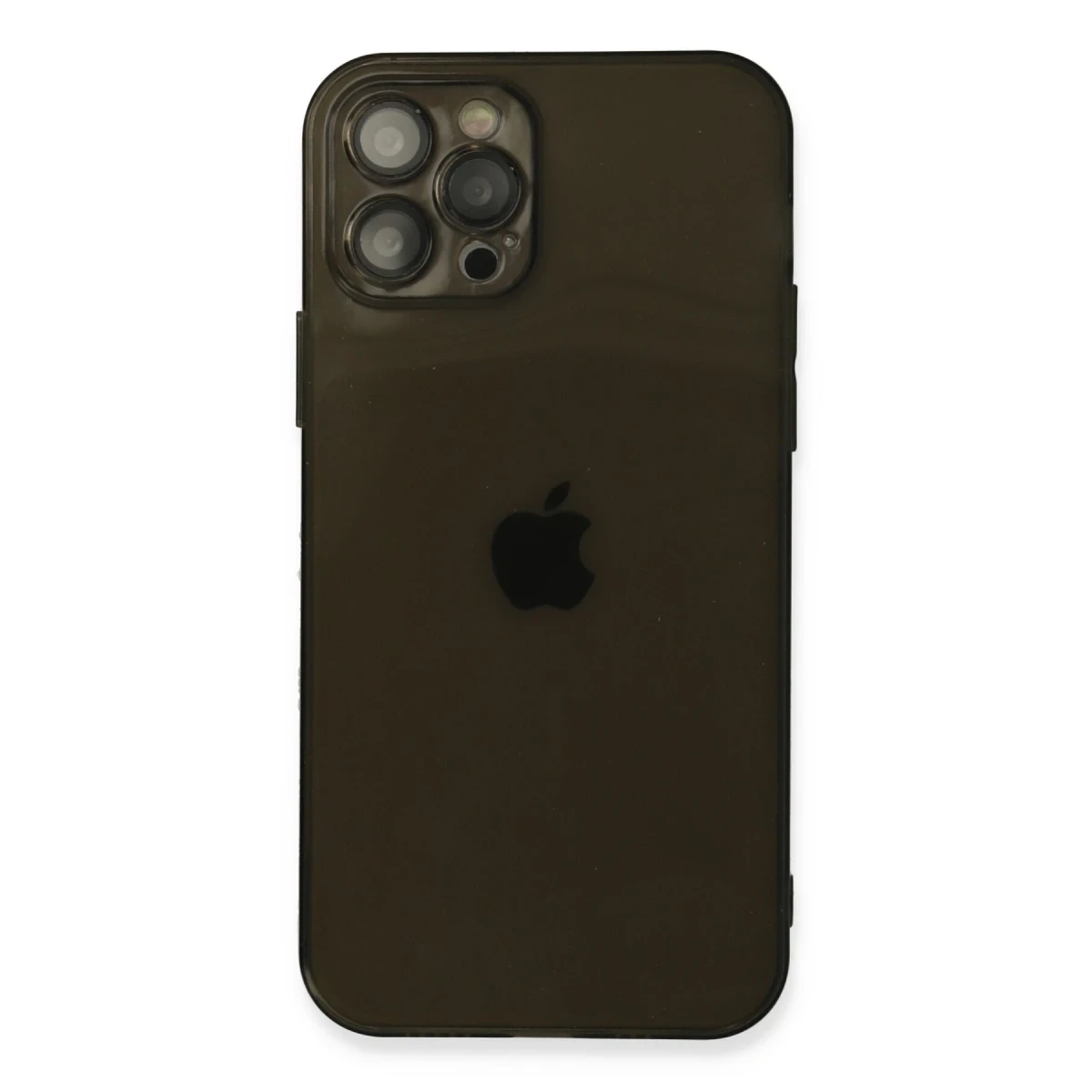 Apple iPhone 12 Pro Kılıf Fly Lens Silikon - Siyah