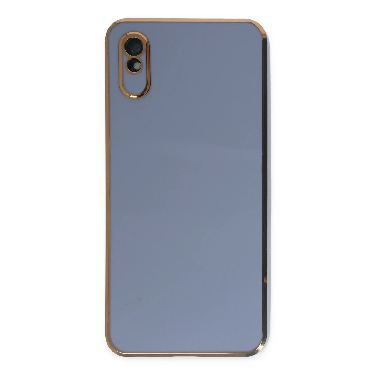 Xiaomi Redmi 9A Kılıf Volet Silikon - Mavi