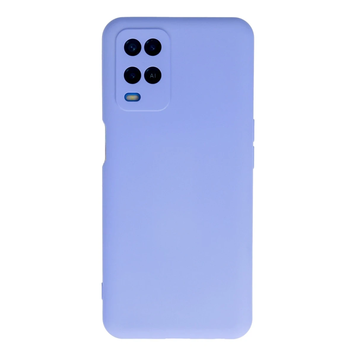 Oppo A54 4G Kılıf Nano içi Kadife Silikon - Lila