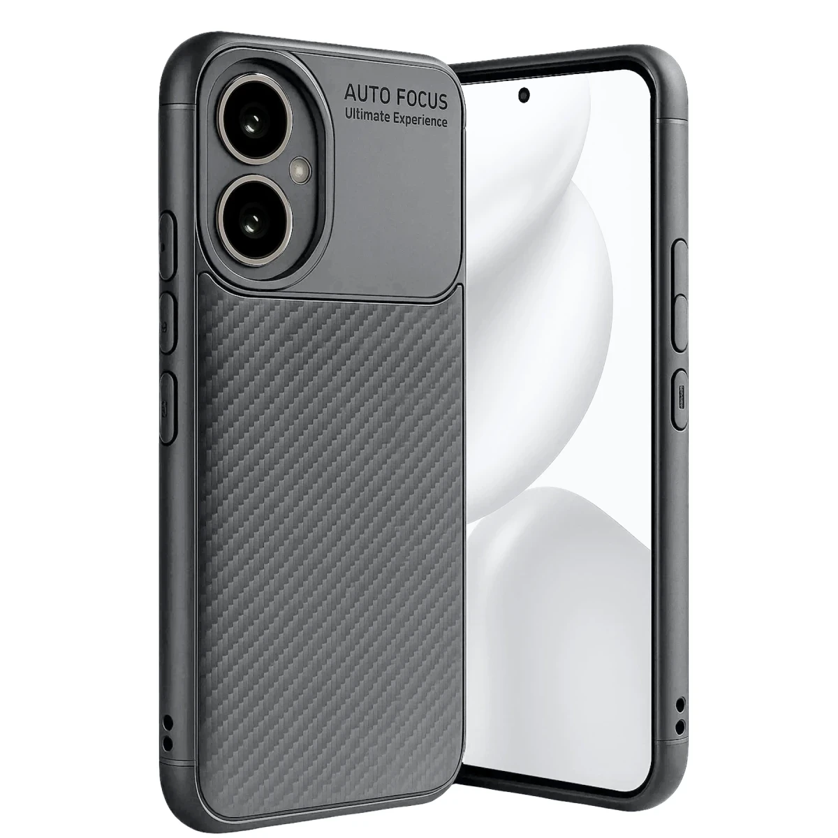 Honor 400 Kılıf Auto Focus Karbon Kapak - Gri