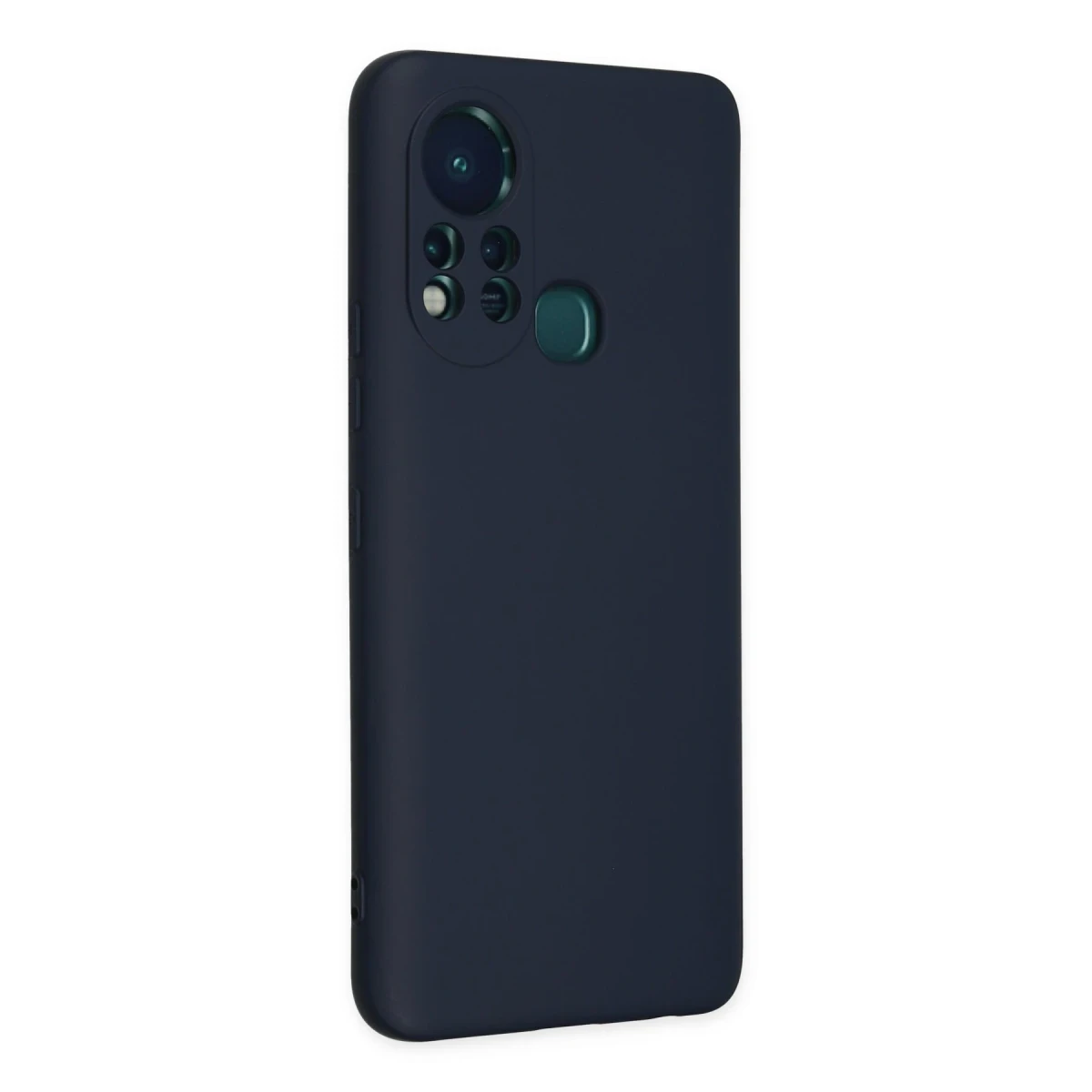 İnfinix Hot 11s Kılıf Nano içi Kadife Silikon - Lacivert
