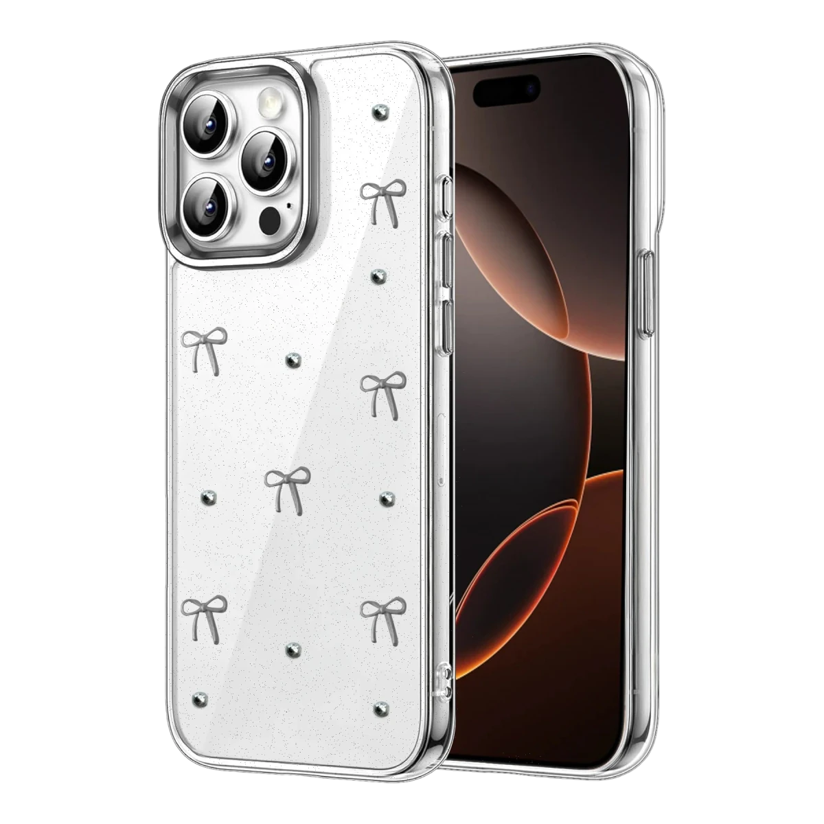 Apple iPhone 15 Pro Fiyonk Desenli Kapak - Desen 5
