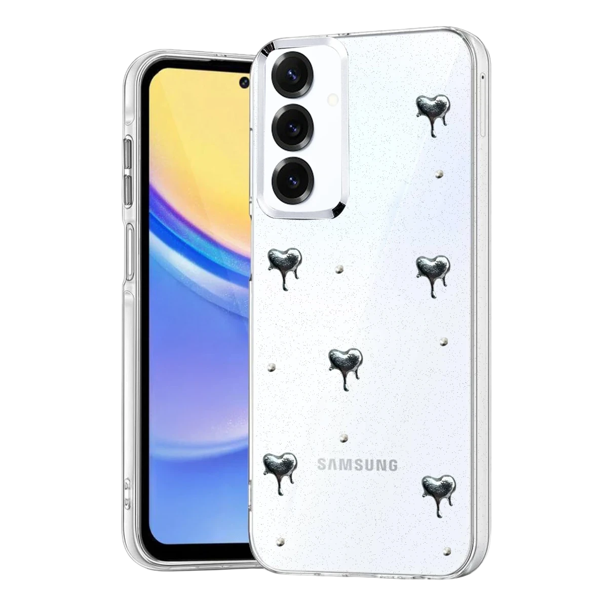 Samsung Galaxy S23 FE Fiyonk Desenli Kapak - Desen 1