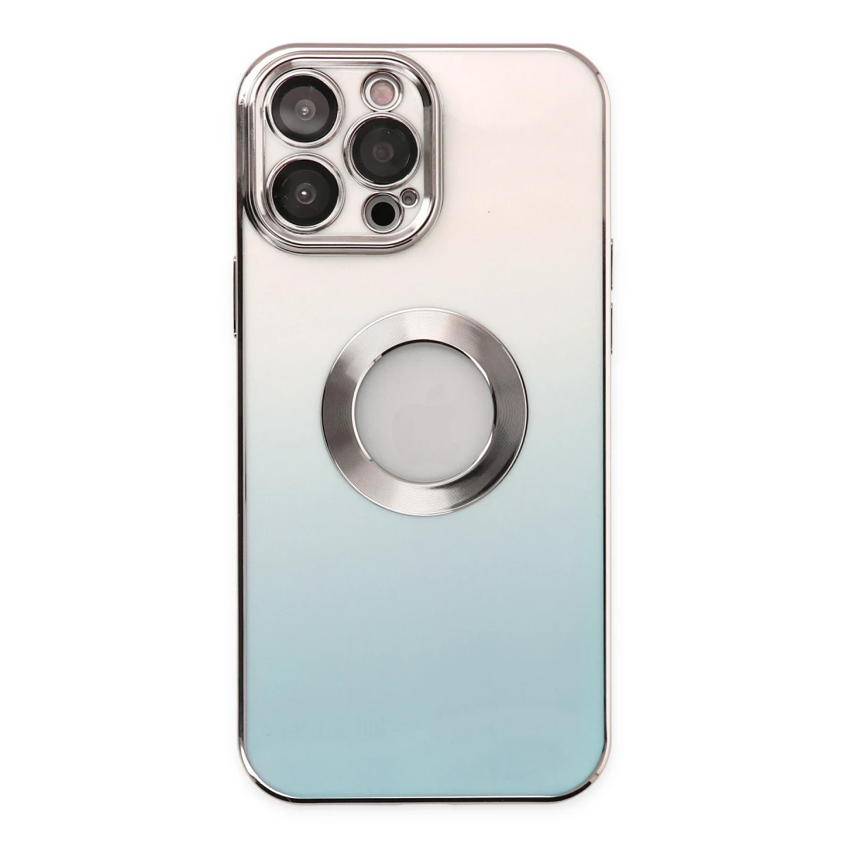 Apple iPhone 13 Pro Max Kılıf Best Silikon - Turkuaz