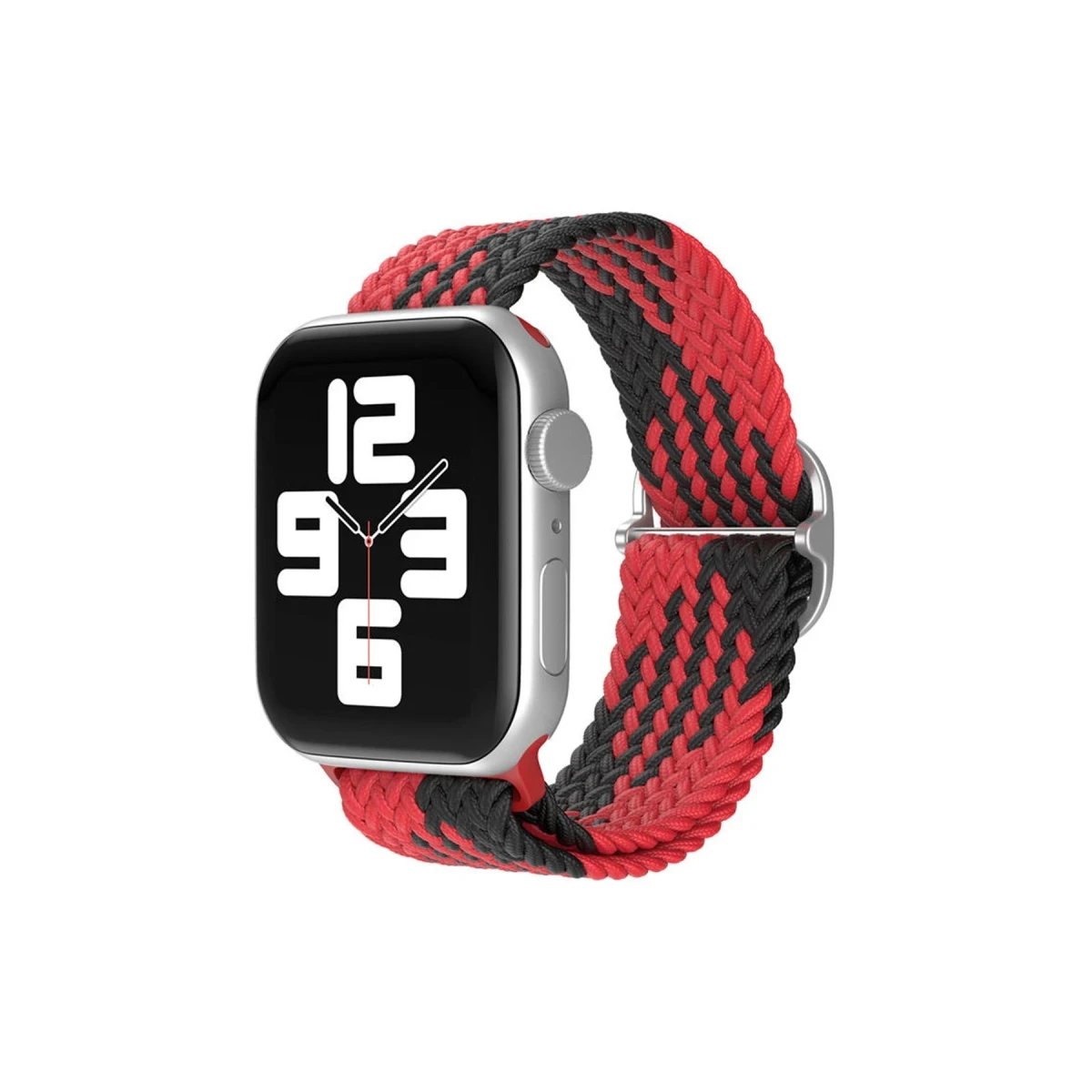 Watch 22mm Star Kordon - Kırmızı-Siyah