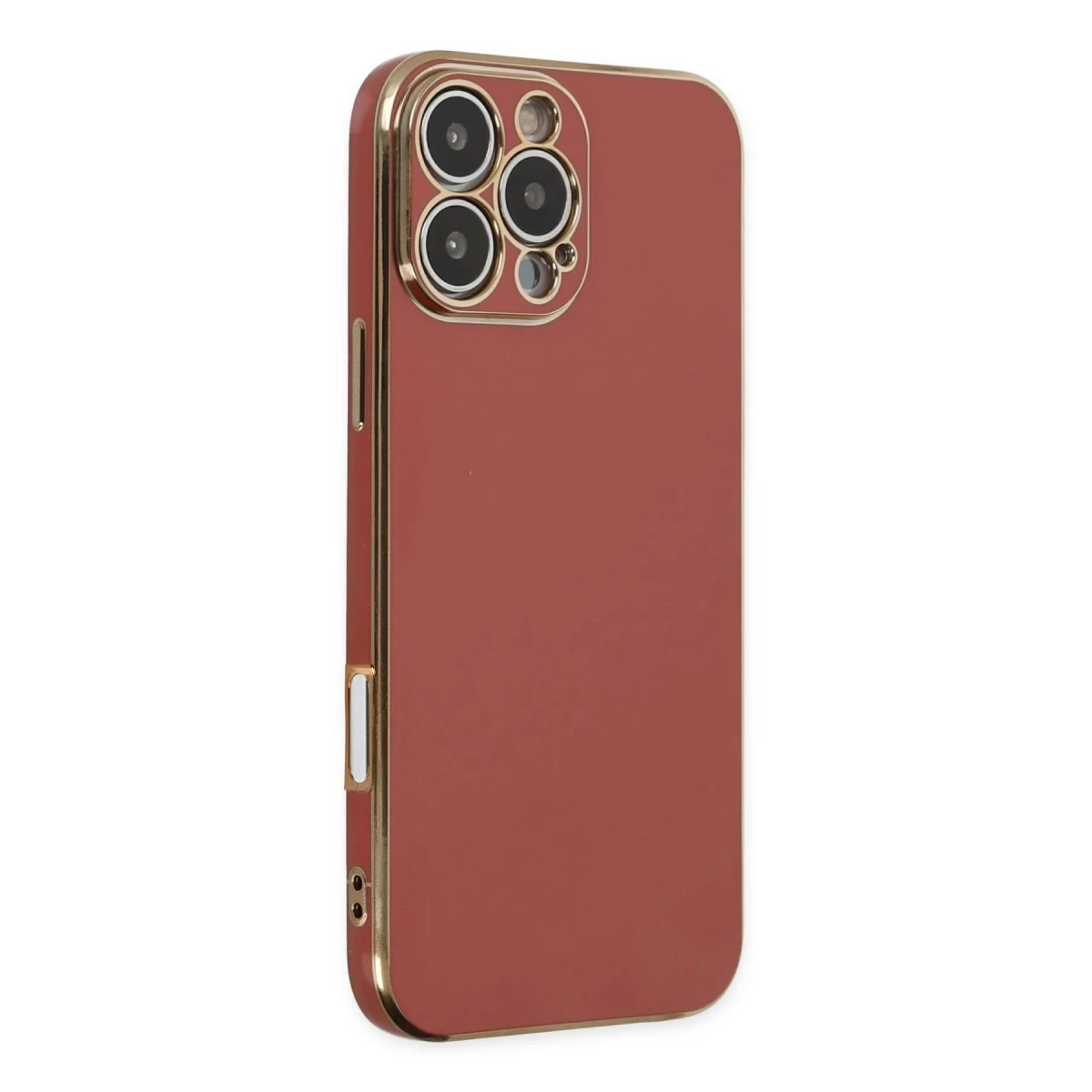 Apple iPhone 16 Pro Kılıf Volet Silikon - Kırmızı
