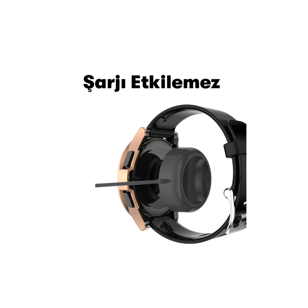 Watch 5 40mm Wall Camlı Kasa Ekran Koruyucu - Uzay Grisi