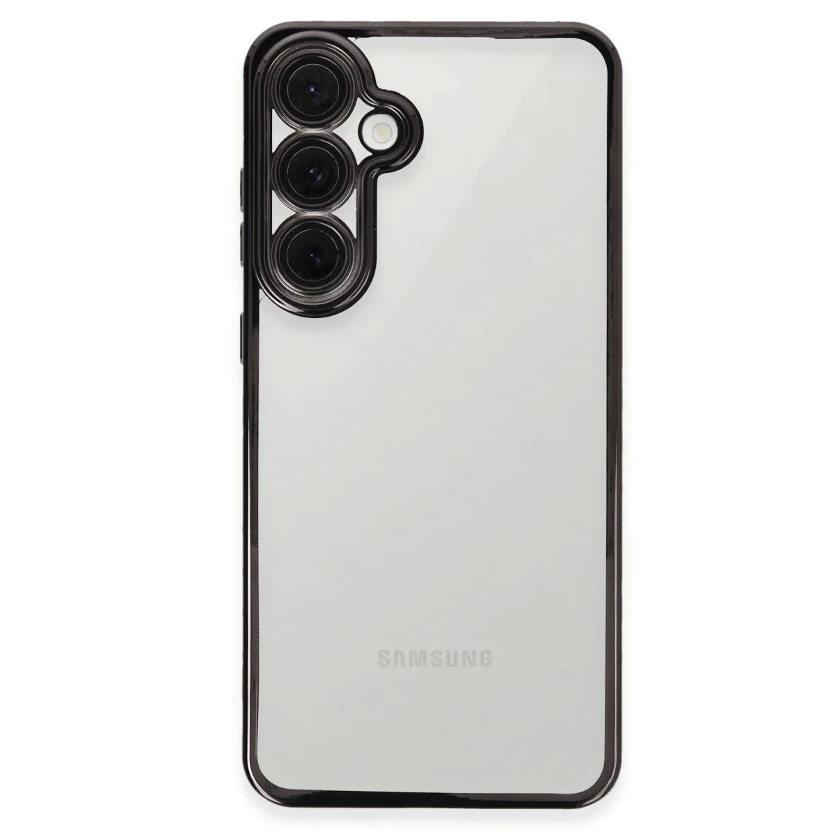 Samsung Galaxy S24 FE Kılıf Razer Lensli Silikon - Siyah