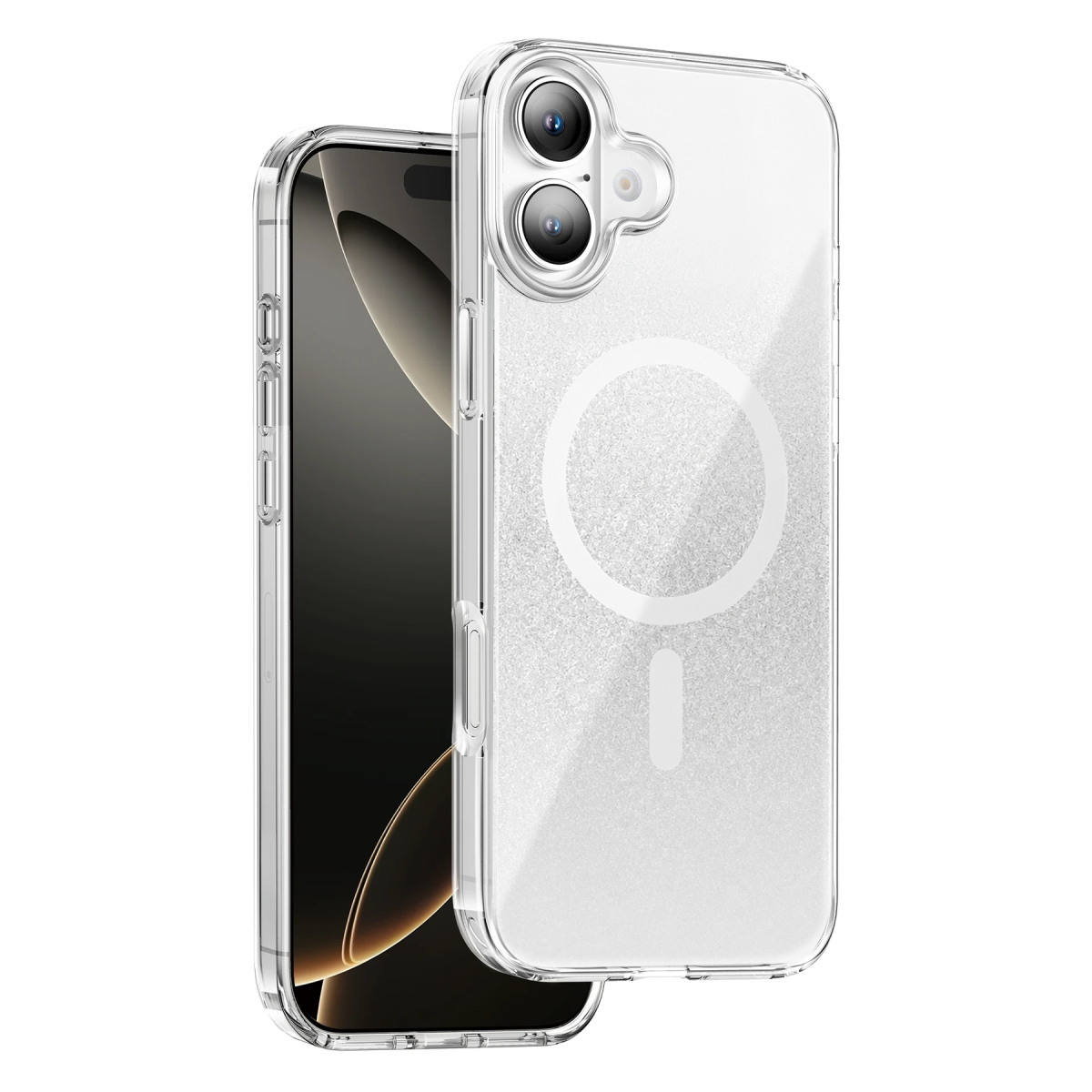 Onegif Apple iPhone 16 Sora Simli Magsafe Kapak - Beyaz