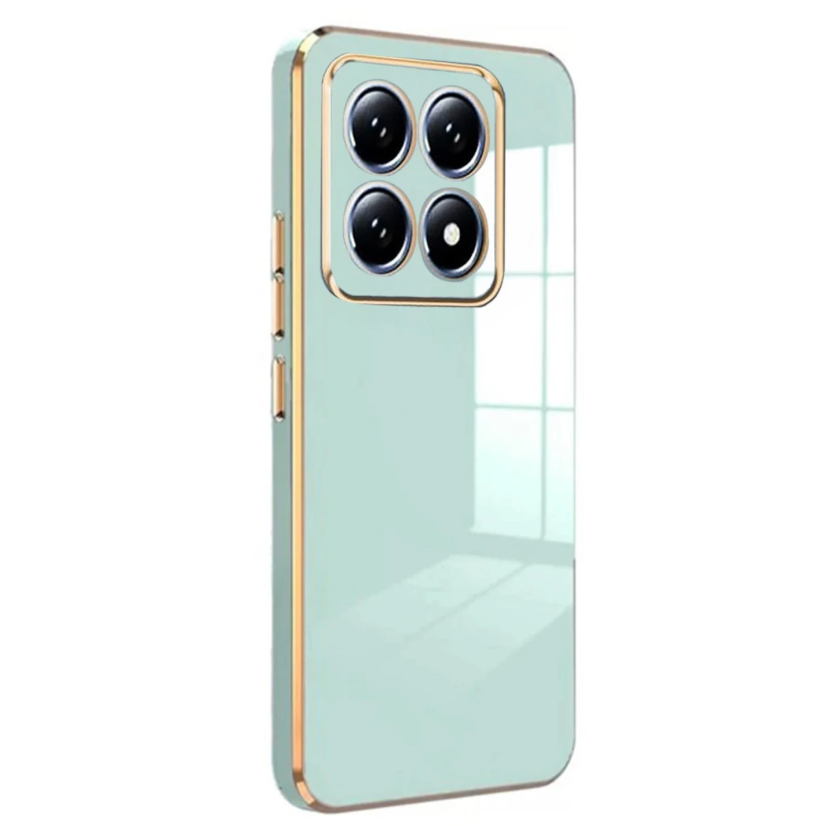 Xiaomi Mi 14T Pro Volet Silikon - Açık Yeşil