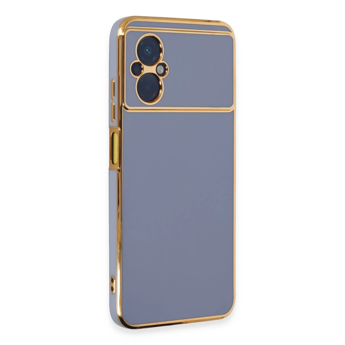 Xiaomi Poco M5 Kılıf Volet Silikon - Mavi