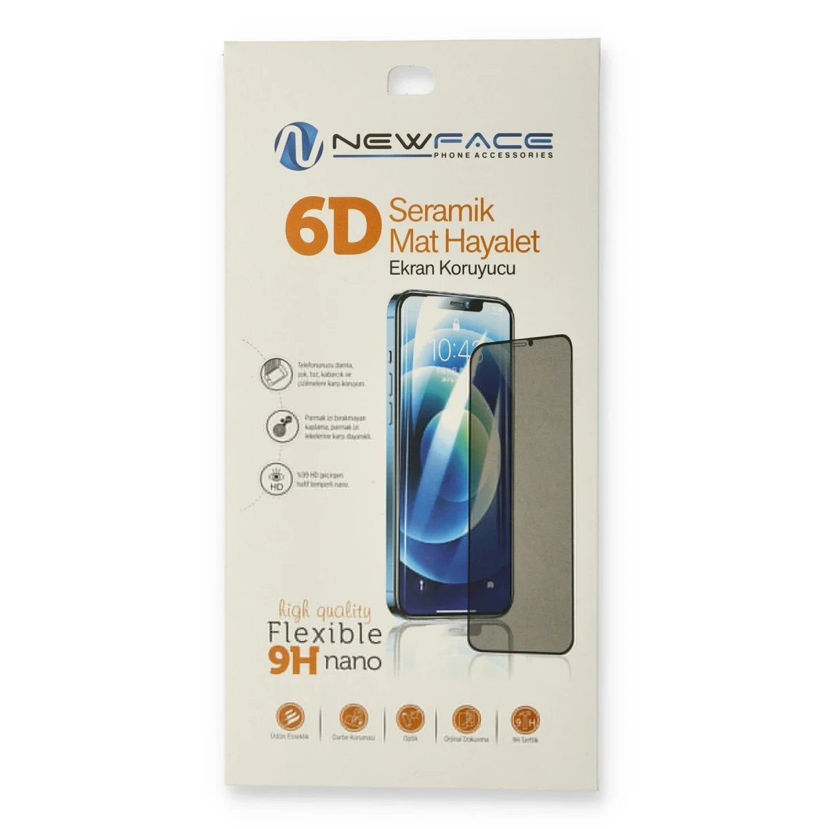 Xiaomi Redmi Note 9 Pro 6D Mat Seramik Hayalet Nano Ekran Koruyucu