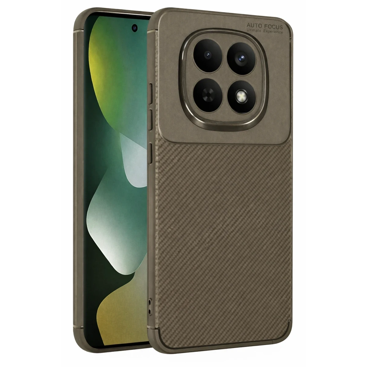 Xiaomi Redmi Note 15 Pro Plus 5G Auto Focus Karbon Kapak - Kahverengi