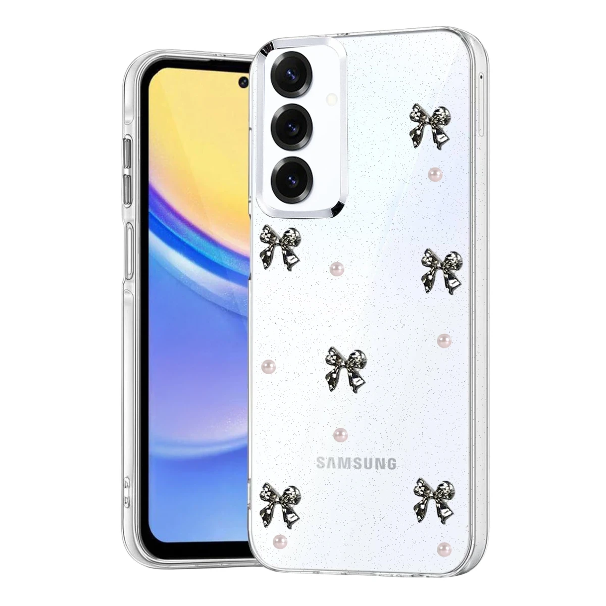 Samsung Galaxy S25 FE Fiyonk Desenli Kapak - Desen 8