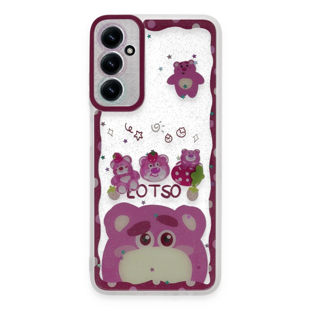 Samsung Galaxy A25 5G Kılıf Sweet Desenli Silikon Kapak - Pembe