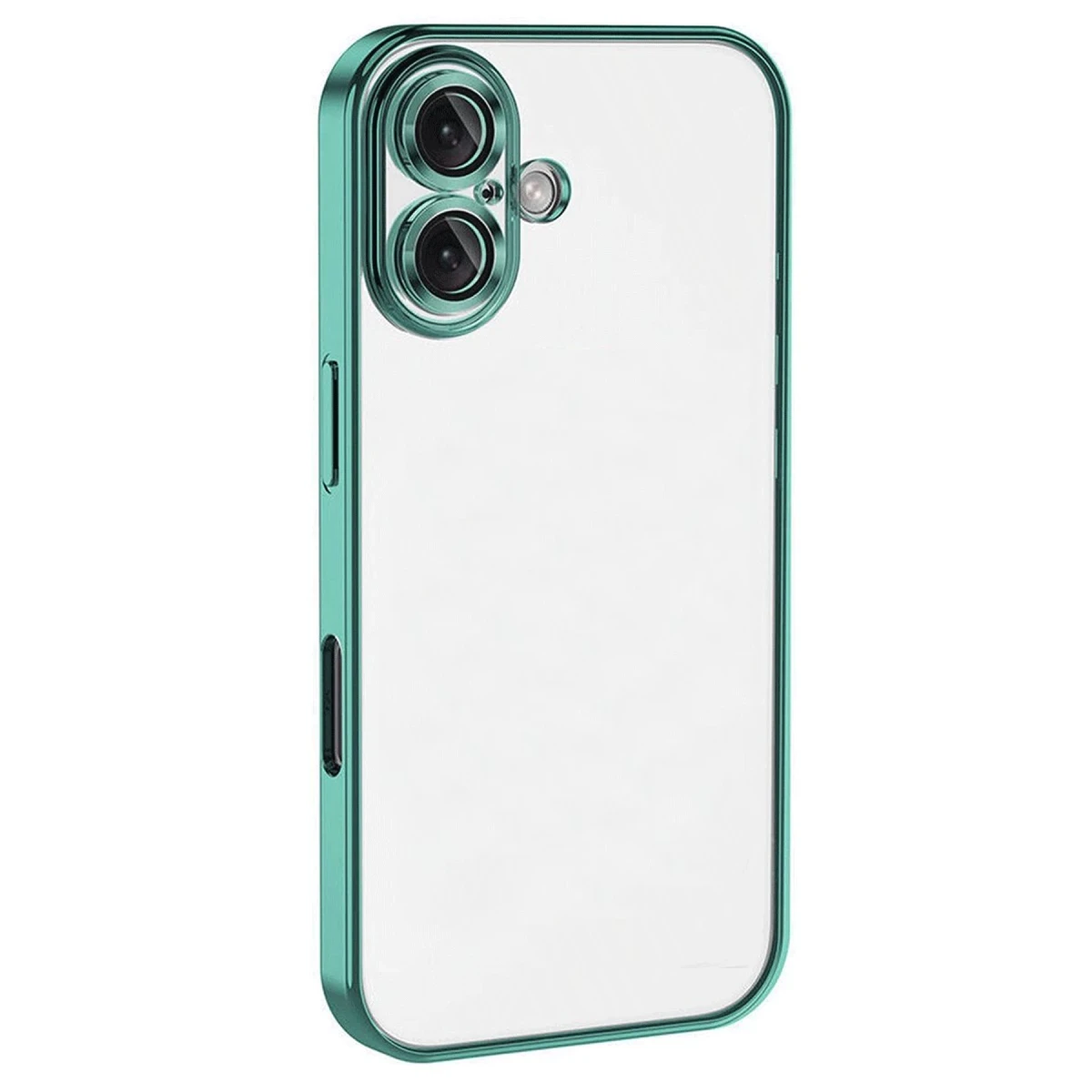 Apple iPhone 16 Kılıf Razer Lensli Silikon - Turkuaz